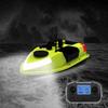 Bateau amorceur télécommandé RC GPS 500M Télécommande sans fil Bateau amorceur de pêche Bateau distributeur de pêche avec 3 compartiments à appâts