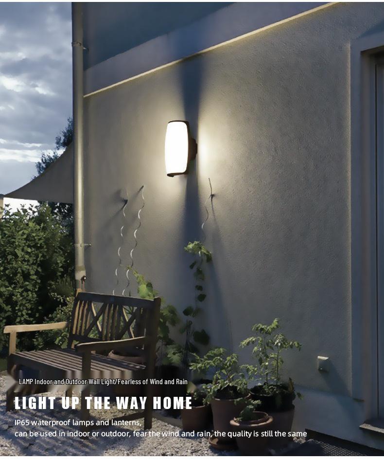 LED Waterproof Wall Light with Motion Sensor for Outdoor Garden or Balcony