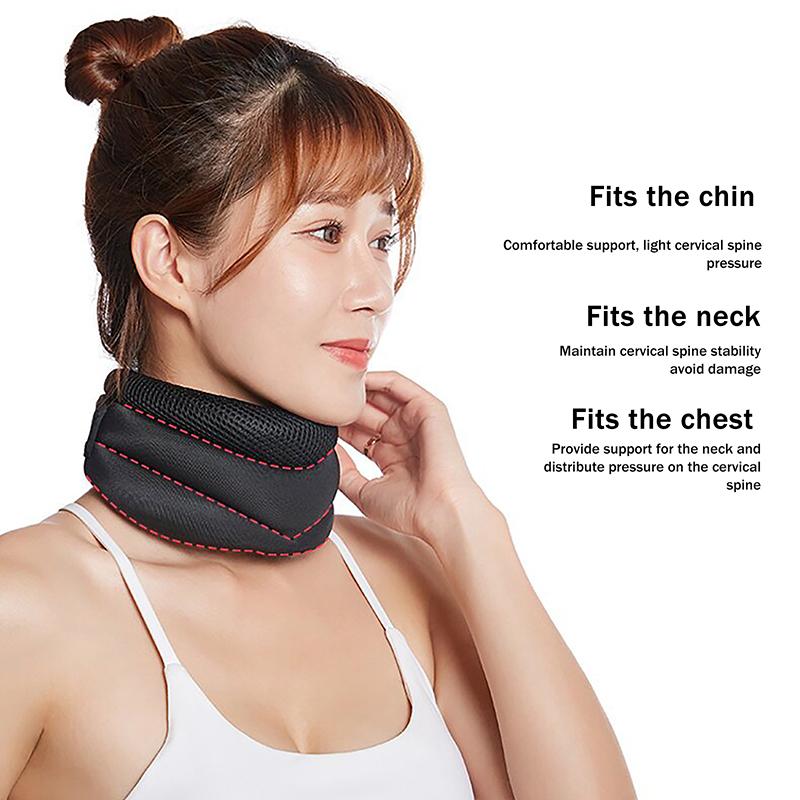 Universal 3-Stage Soft Cervical Collar Anti-Snoring Neck Brace Neck Pain Relief And Shoulder 3D Neck Support For Office Home