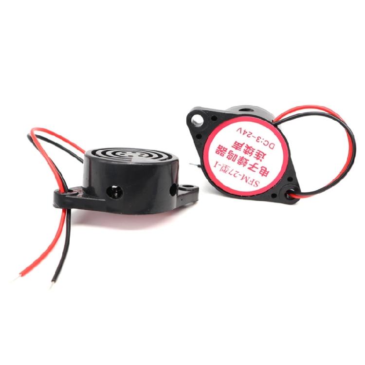 10 Stück/Set SFM-27 Elektronisches Summer-Set 100dB Piezo-Warnsignale Summer 3~24V Piezoelektrischer Summer für verschiedene Schaltungen