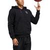 Sweatshirts Men's Black Hooded Moderate Cardigan HG2130