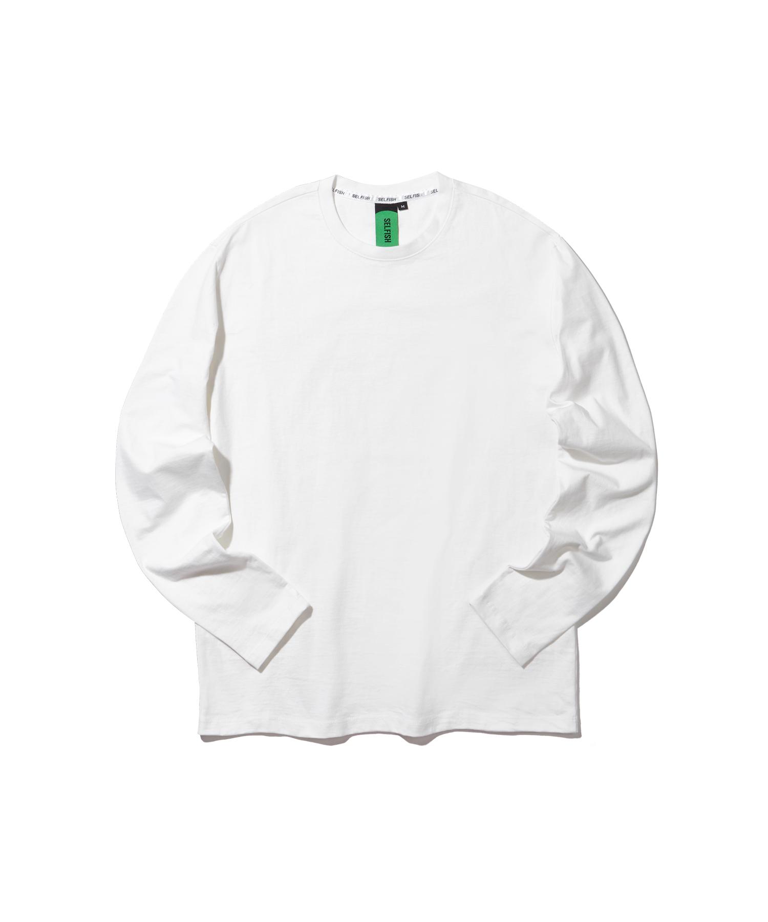 Selfish Basic Long Sleeve (Saf3Ts04) (White) L