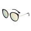 Bertha Reese Mirror Coating Cat Eye Ladies Sunglasses Brsbr044gd