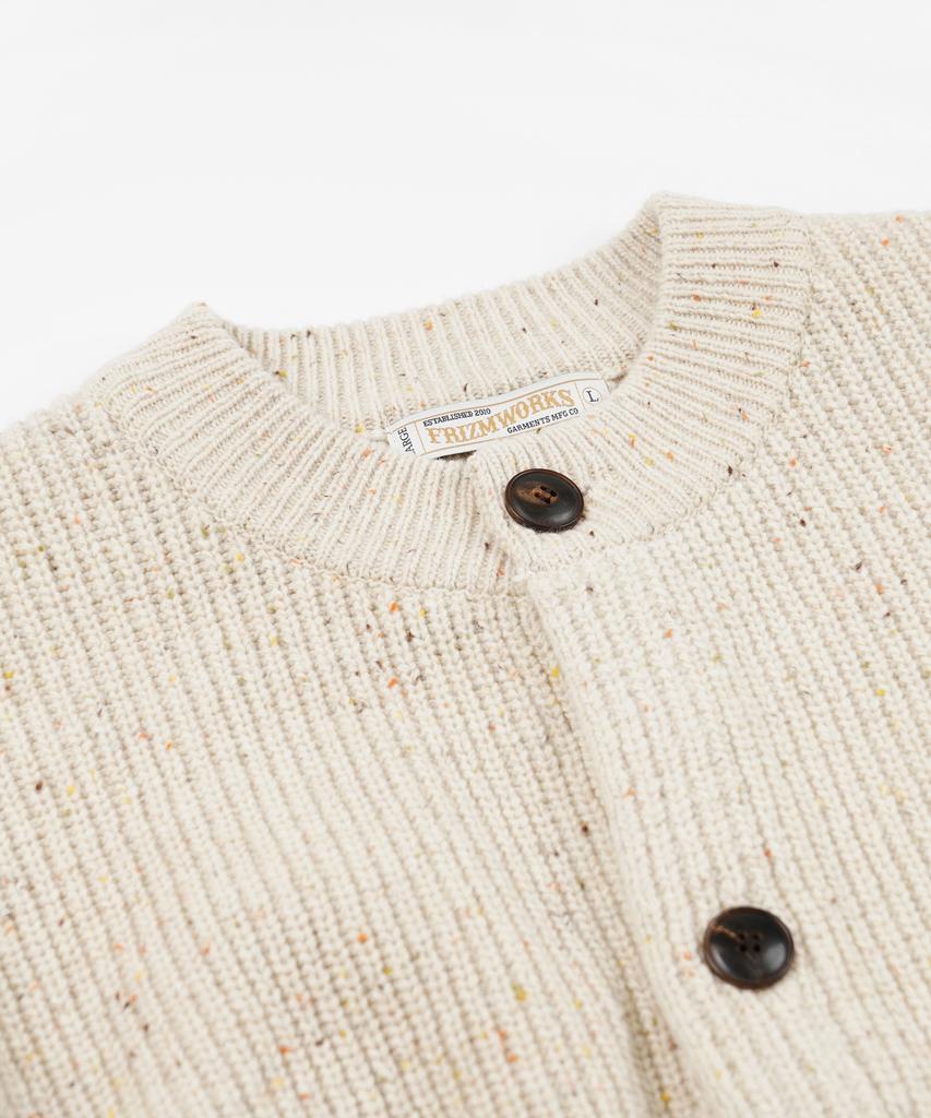 Frizmworks Bocaci Wool Round Cardigan _ Ivory