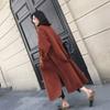 Women's Mid-Length Woolen Coat - 2026 Autumn/Winter Korean Style Thickened Version
