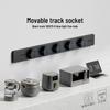 Adjustable Power Strip with One-Key Shut-Off for Kitchen, Living Room, Bedroom