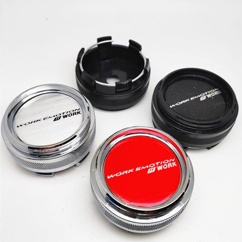 4 τεμάχια 62mm 56mm W Work Emotion Καλύμματα Κέντρου Τροχού Κάλυμμα Κέντρου Ζάντας Αυτοκινήτου Καλύμματα Τροχών Αδιάβροχα Καλύμματα Κέντρου Σήμα