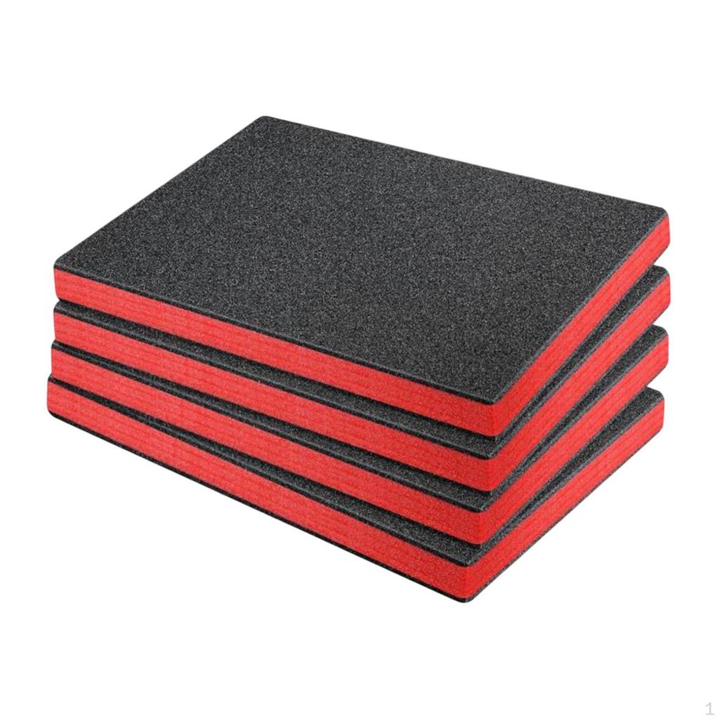 4 Craft Foam Inserts for Cases Epe Sheets Liners Drawer Organizer Tool Box Transport