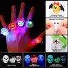 Halloween Kids Adjustable Rings LED Lights For Children's Toys, Halloween Party Gifts Portable Flashing Lights