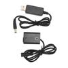 FW50 DC Coupler Black Full Decoding Dummy Battery with USB Adapter Cable for Sony A7R A7 A7S A7S II