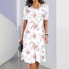 Women's Trendy Crew-neck Short-sleeved Dress