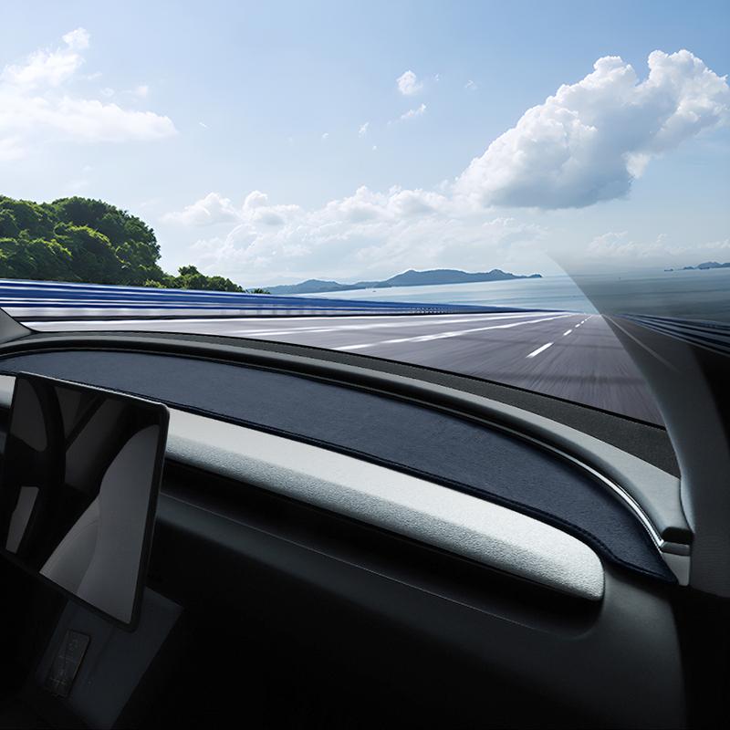 For Tesla Model Y Juniper Launch 2025 2026 EV Car Dashboard Cover trument Desk Sun Shade Anti-UV Carpet Mat Non-Slip Pad