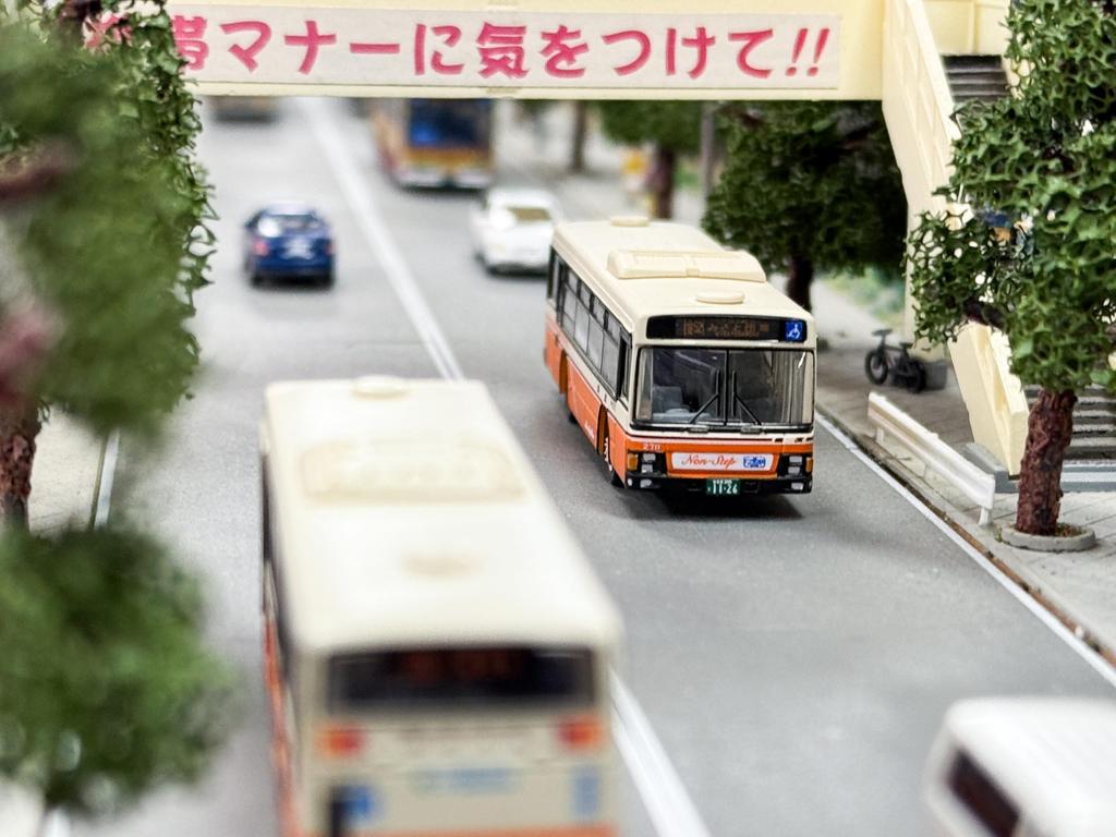 TOMYTEC The Bus Collection Bus Collection Tobu Bus Central Goodbye V8 Erga Diorama Supplies