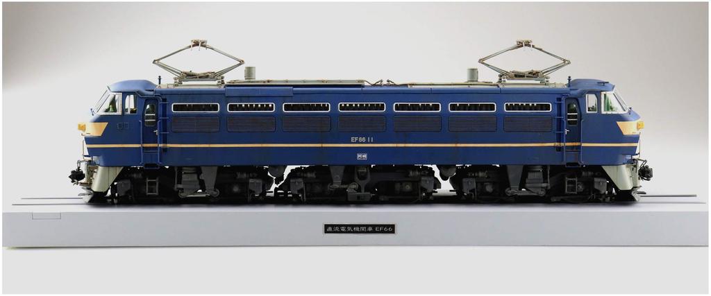 Aoshima Bunka Kyozai Train Museum OJ Series 5 Electric Locomotive EF66 Early Model Plastic Model (AOSHIMA) 1/45 No.