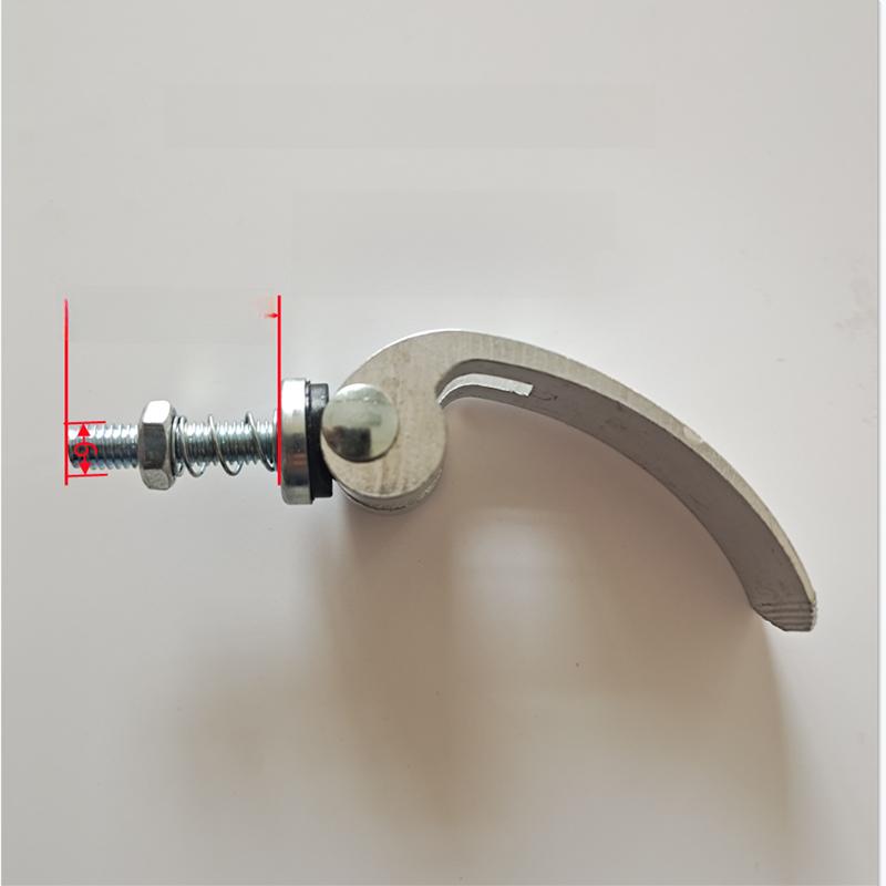 Schnellspanner Fahrradrahmen Teile Stahlmaterial Mountainbike Zubehör Faltbarer Fahrradlenker für 26 Zoll Räder gray