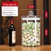 Versatile Sealed Glass Storage Jar