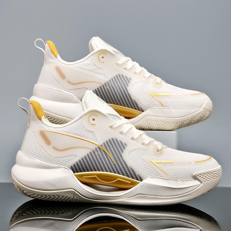 Men'S Casual Shoes Shockproof Comfortable Outdoor High Quality Ultra Light V2 Basketball Shoes Rubber +Md+Tpu