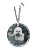 Dandie Dinmont Terrier, Hindlee Terrier - Crystal Bauble with a Photo, Dog Photo In Crystal, Personalized Christmas Tree Ornament by Brand