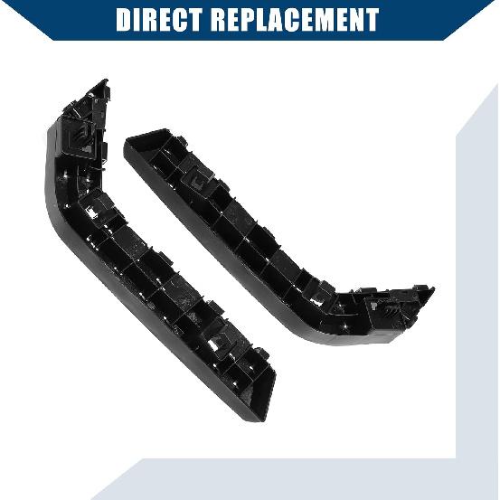 Stoßfängerhalterung für Honda Civic 2016-2021 / Linke und Rechte Seite Vorne Montagehalterung Halterungen / Haltbares Kunststoff / 1 Paar Schwarz