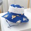 Children'S Large Brim Sun Protection Summer Thin Mesh Breathable Fisherman Hat Kindergarten Hat Girl Baby Sun Hat