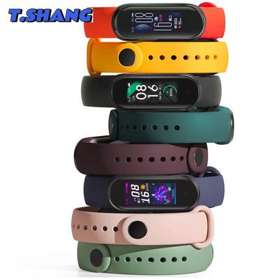 Watch Strap for Xiaomi Mi Band 7 6 5 4 3 Wristband Silicone Bracelet Wrist Straps MiBand 3 4 Band5 Band6 Smartwatch Accessories