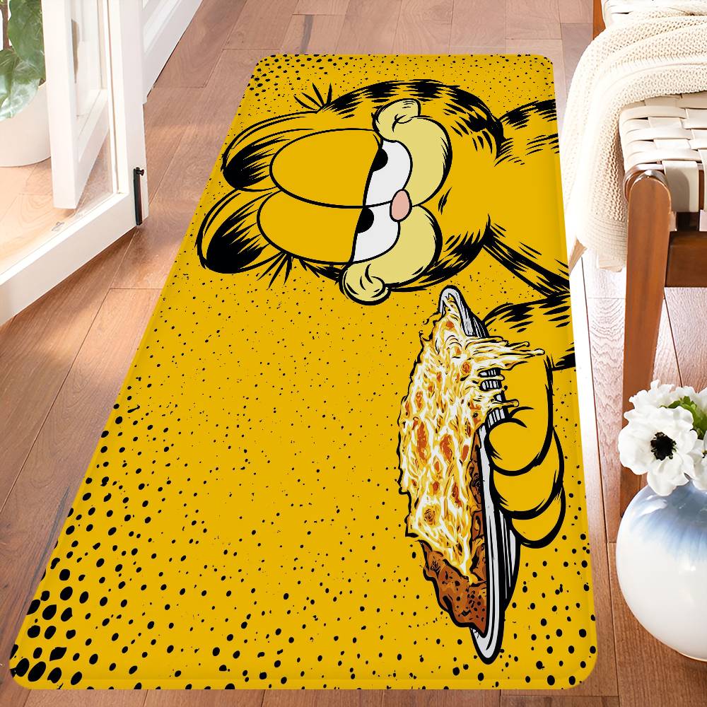 Anime G-Garfield Cute Cat Bathroom Mat Kids Room Bedroom Decoration Balcony Anti-Slip Doormat Living Room Welcome Rug