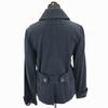 MAX&Co./100% Cotton Short Pea Coat/42/Women’s M/Navy/Center Vent/Simple Design(USED)