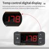 Termoregolatore Digitale 220V Termostato Refrigerazione Scongelamento Allarme Controllo Riscaldamento con Sensore Singolo/Doppio NTC
