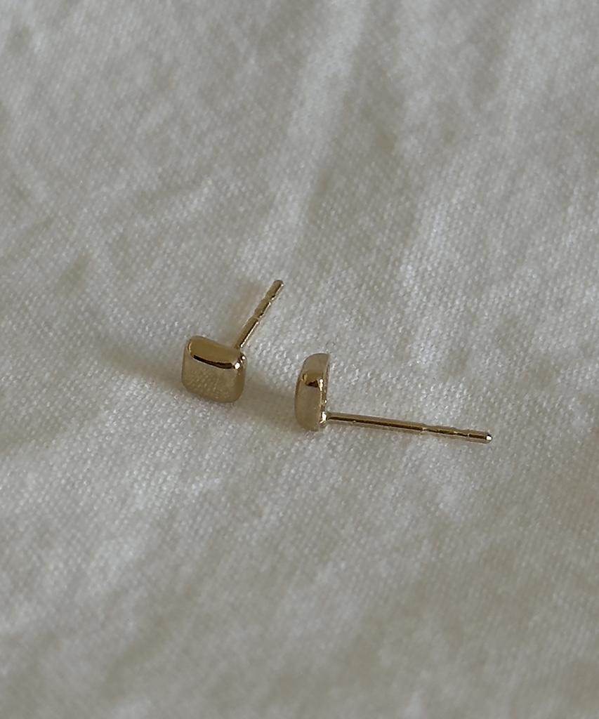 Faye 14K Cube Earrings