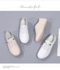 Mocasin de primăvară/toamnă pentru femei - Pantofi casual din piele cu talpă moale, albi (Marimea 41)