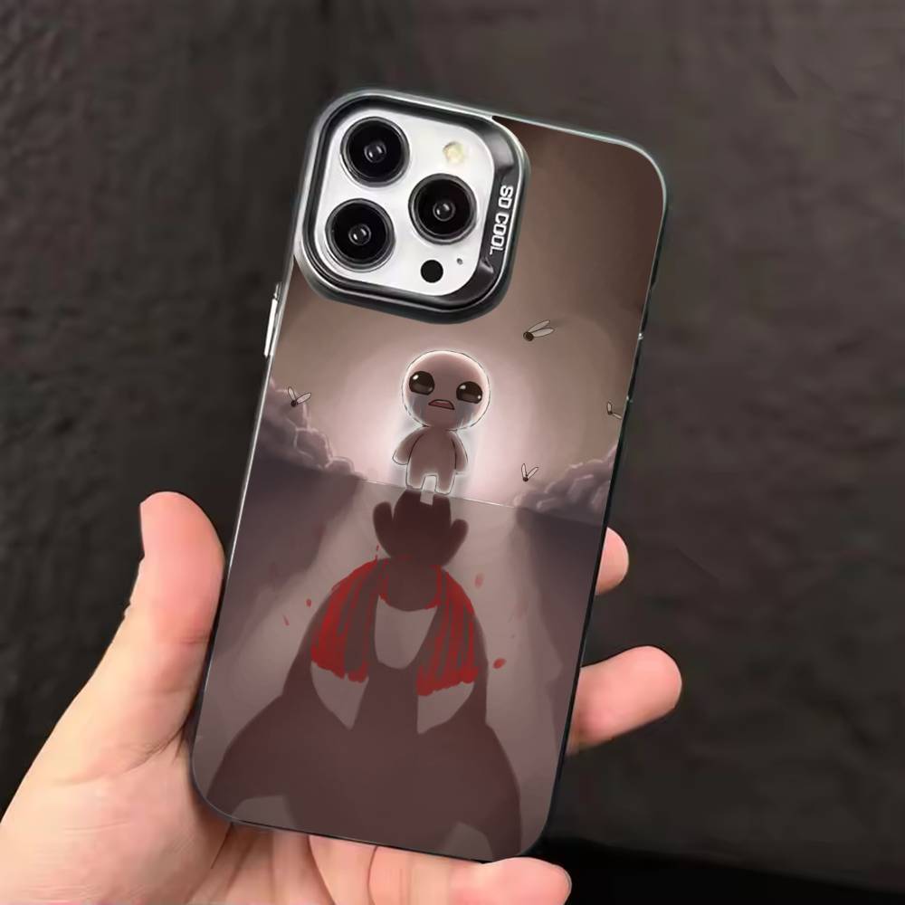Game T-The B-Binding of Isaac  Phone Case Color Silver Shell For IPhone 17 16 15 14 13 12 11 Pro Max Plus