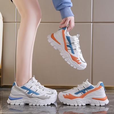 Fashion Platform Sport Women Shoes Casual Sneakers Autumn 2024 Ladies Mesh Breathable White Chunky Vulcanized Shoes Tennis Female Basket