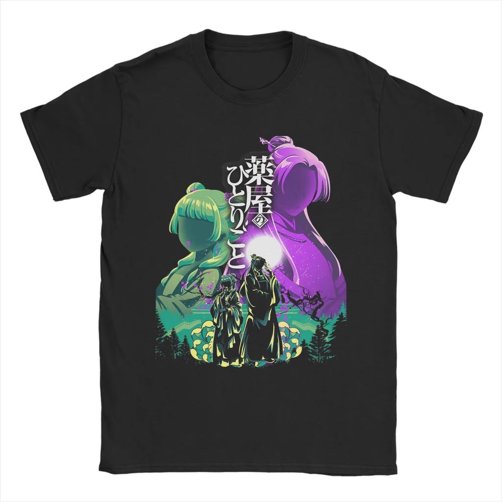 Maomao & Jinshi The Apothecary Diaries T-Shirt Herren Damen Reine Baumwolle Vintage T-Shirts Kurzarm Klassische Kleidung