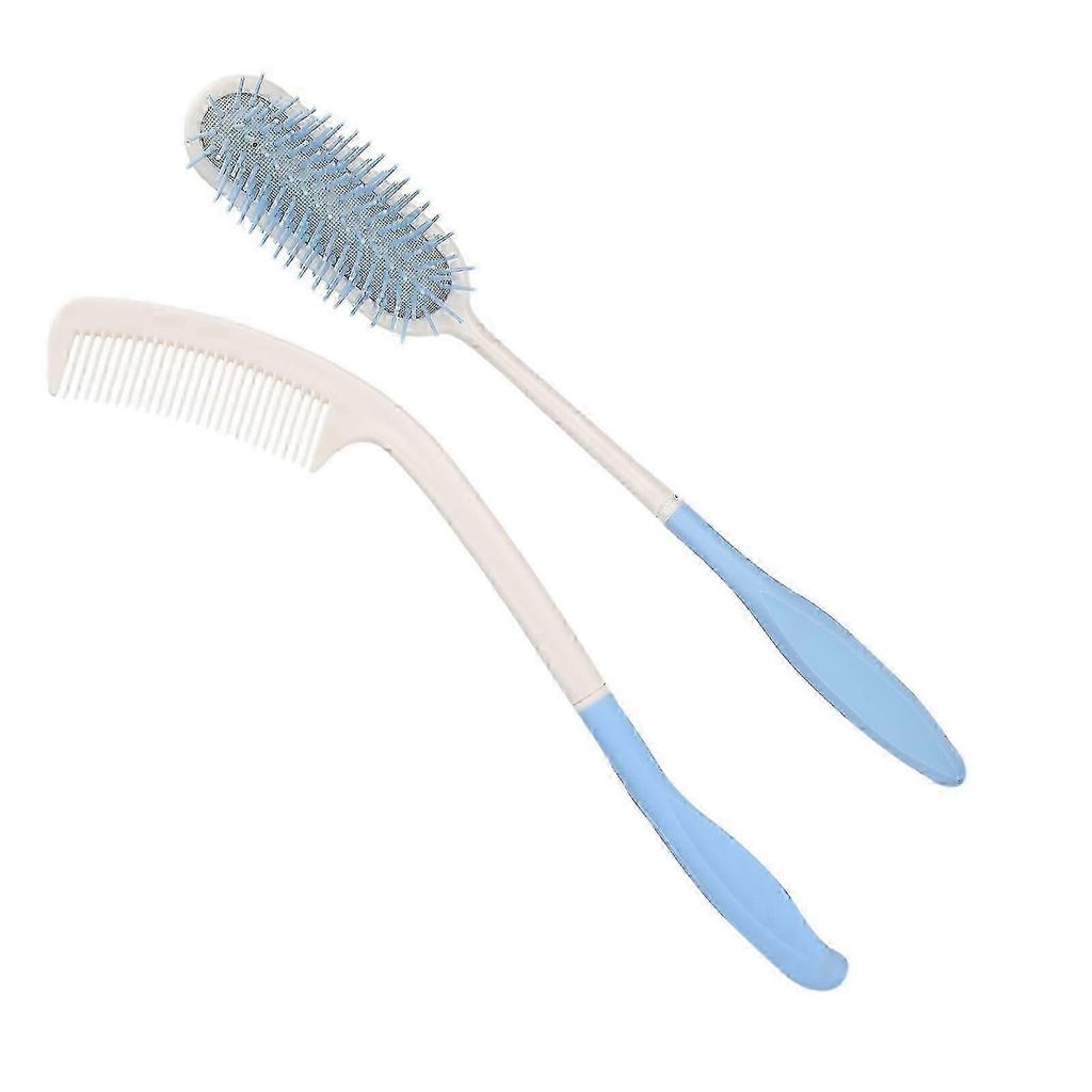 Extra Long Reach Hair Brush Elderly Long Handled Comb Air Cushion Hairbrush Compatible Disabled 25-26
