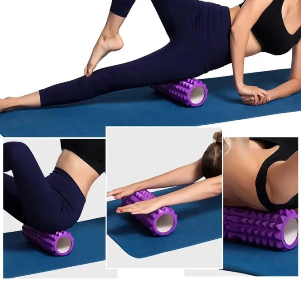 Hollow Yoga Column Foam Three-dimensional Floating Roller for Pilates Yoga Exercise Fitness Relaxation Muscle Massage Stick Club