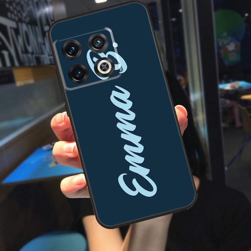 Custom Name Personlized Signature Funda For Oneplus 8T 10T 9R 9RT Ace 8 9 10 Pro Case For Oneplus Nord 2T N10 N20 CE 2 Lite
