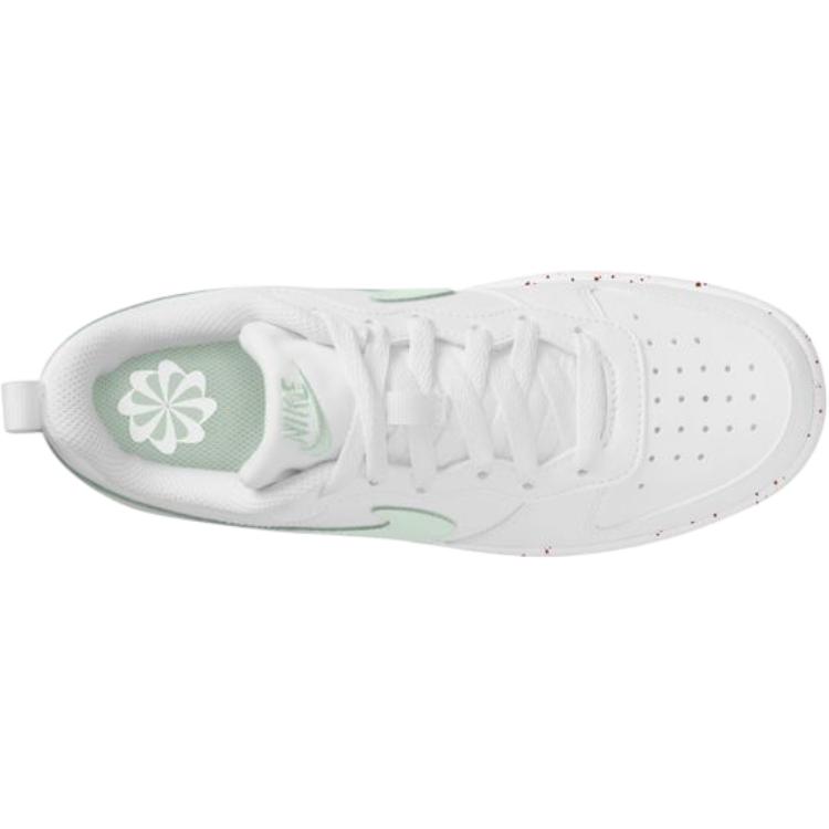 Nike Court Comfortable Versatile Low-Top Kids Sneakers Kids Sneakers White Green DV5456-138
