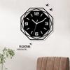 Modern Minimalist Wall Clock Silent, Acrylic Material with Atmospheric Design, Personality Decor & Quartz Clock