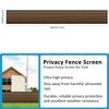 Privacy Fence Screen 120GSM Mesh Shade Net Cover with 50 Zip Ties and 10m Rope 100x600cm Effective Shading Fence Panels for Yard