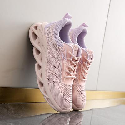 Sneakers für Damen Netz-Freizeitschuhe Komfort Dicke Sohle Leichtgewicht Outdoor-Laufschuhe Damenschuhe Sommer-Jogging