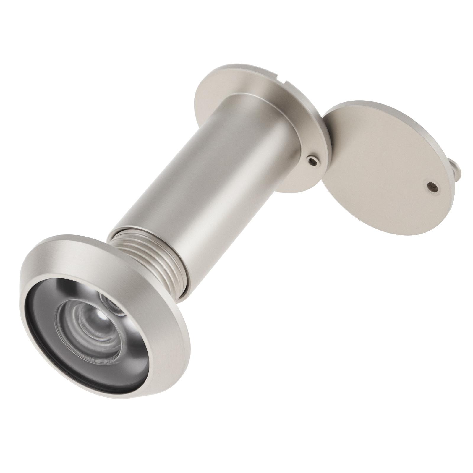 

1 штука 0,55 дюйма Цельная латунь 180 градусов Высокой четкости Дверной глазок с вращающейся крышкой для конфиденциальности, Защитные смотровые глазки серебряный