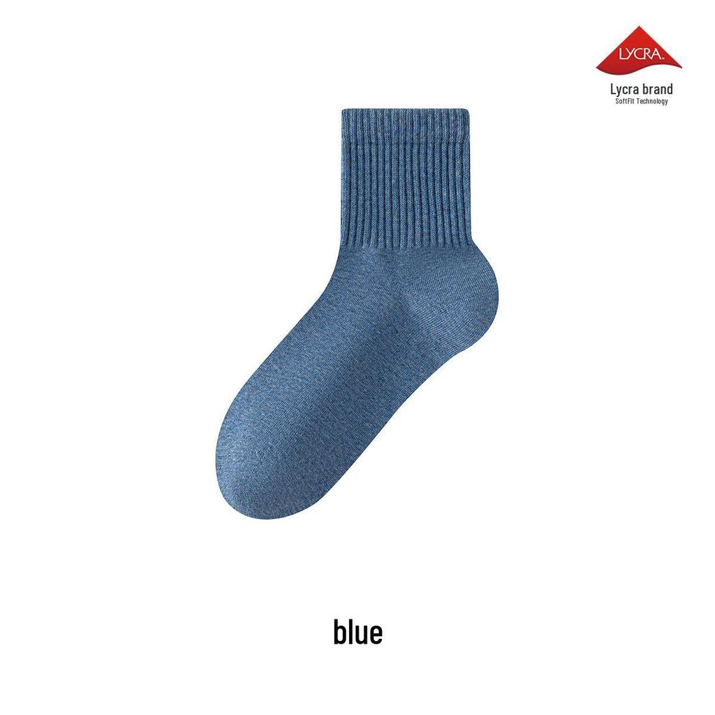 2025 Men's Aloe Vera Antibacterial Mid-Calf Cotton Socks