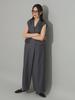 Ray Beams Women's Tailored Collar Jumpsuit/All-in-One Suit, Gray 0