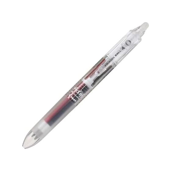 Шариковая ручка Pilot Erasable Multicolor Frixion Ball 4 с прозрачным корпусом