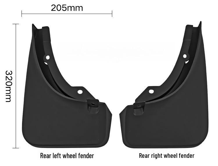 2020-2023 Mercedes-Benz GLB Grenzüberschreitende Kotflügel Schmutzfänger