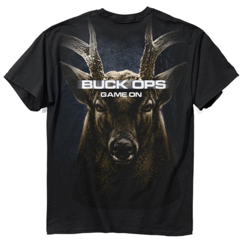 Hunting Buckwear Tee T shirt Buck Ops Game On Deer Hunter L