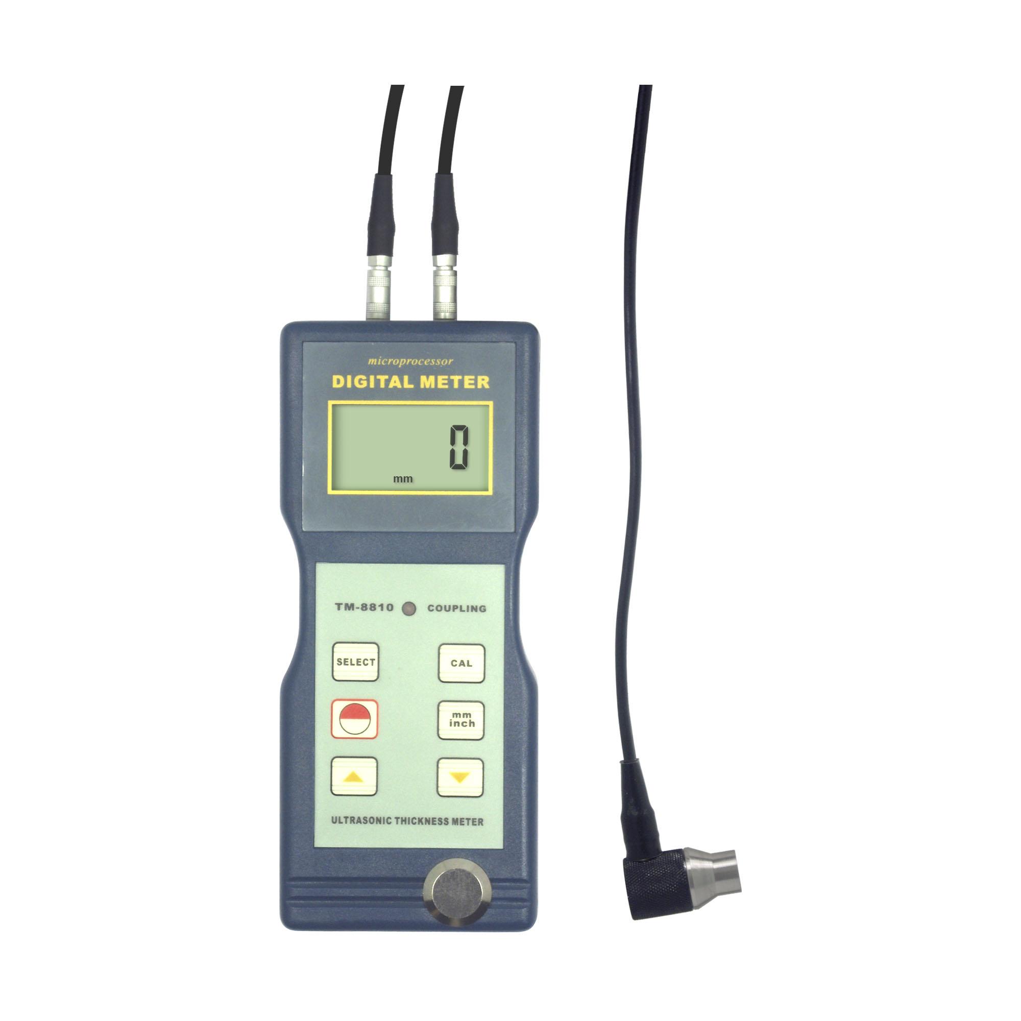 Tuoke TM8810 Ultrasonic Thickness Gauge Plastic Material 1.5~200mm Range Accuracy 1mm 1 Year Warranty 1-200MM