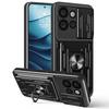 For Motorola Edge 50 Neo 5G/Moto S50 5G Case PC+TPU Kickstand Phone Back Cover with Camera Slider