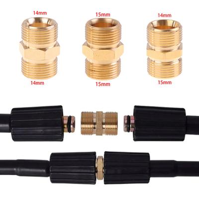 Conector extensie furtun pentru mașină de spălat cu înaltă presiune M22 14 mm până la 15 mm filet tată mamă