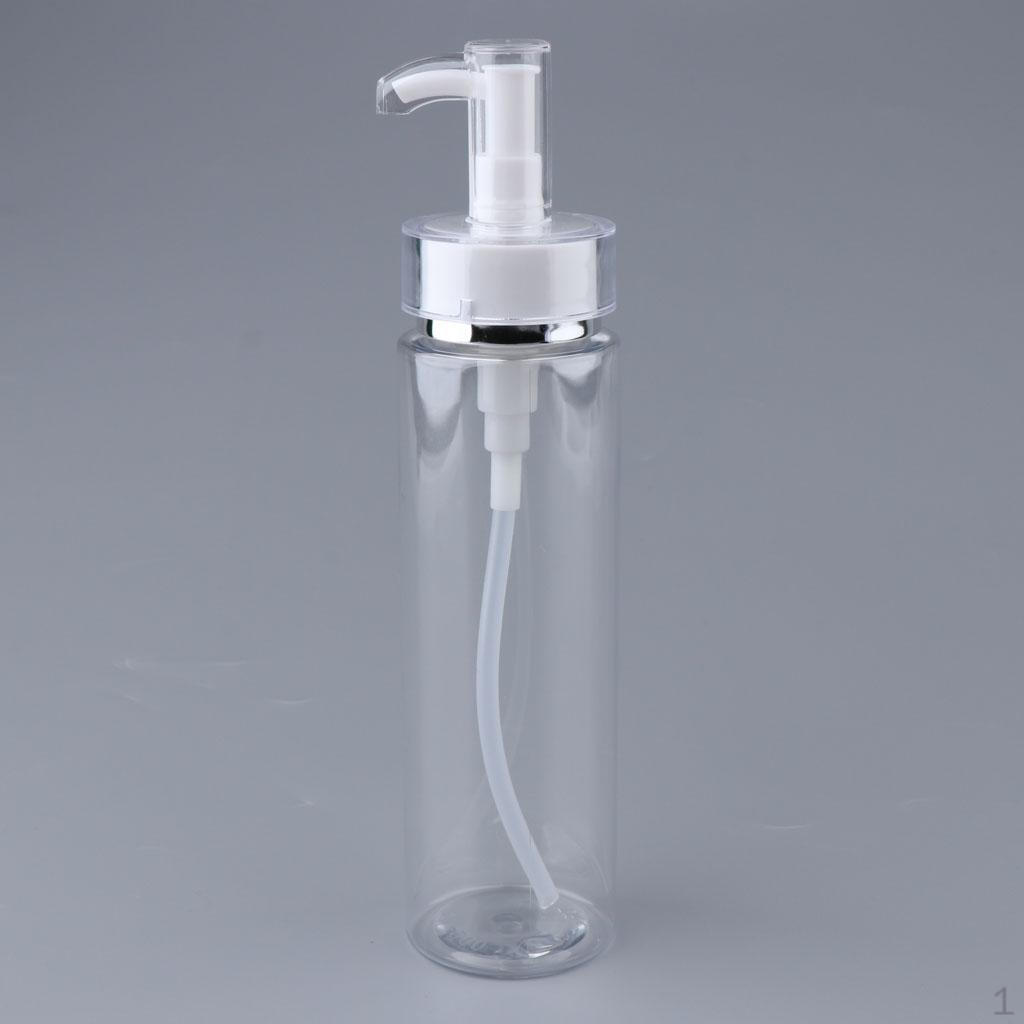 Plastic Empty Acrylic Cosmetic Pump Press 200ml